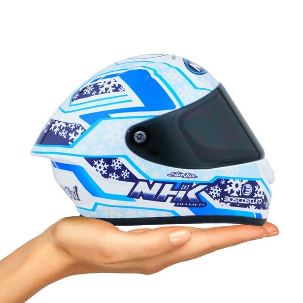 NHK GP R TECH MINI HELMET SKALA 1:8 - ALONSO LOPEZ # 13