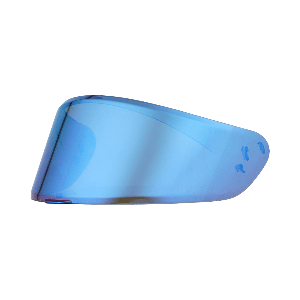 FLAT VISOR NHK MARK1 CHROME - BLUE