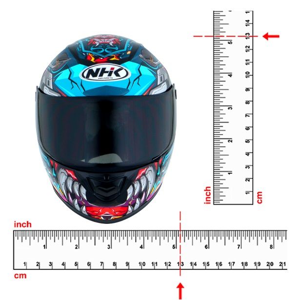 NHK GP R TECH MINI HELMET SKALA 1:8 - PESONA & TEKNOLOGI