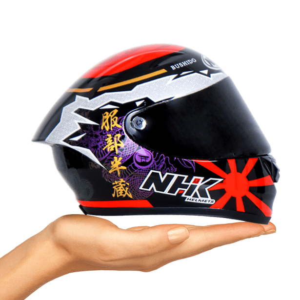 NHK GP R TECH MINI HELMET SKALA 1:8 - MIHAIL FLOROV