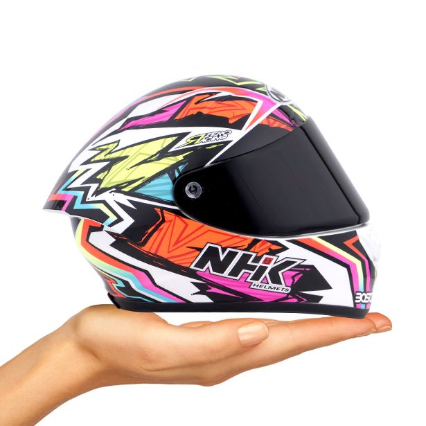 NHK GP R TECH MINI HELMET SKALA 1:8 - ALONSO LOPEZ # 1